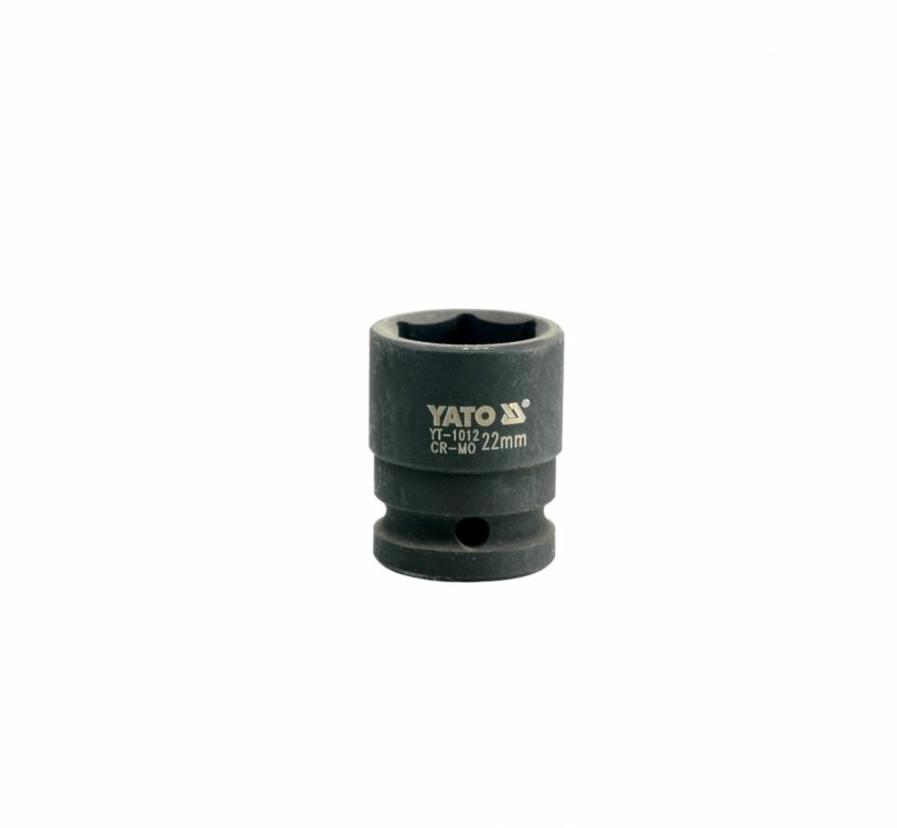 თავაკი ქანჩის მოსახსნელი YATO YT-1012, 1/2" 22 მმ (შავი) – მძლავრი ინსტრუმენტი გადაჭერილი ან დაზიანებული ქანჩების მოსახსნელად სურათი