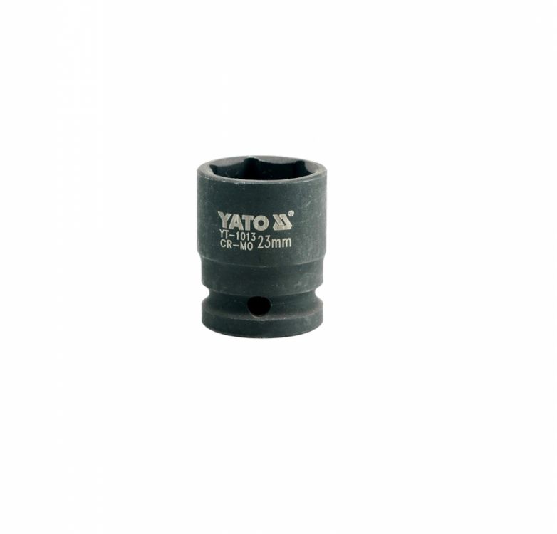 თავაკი ქანჩის მოსახსნელი YATO YT-1013, 1/2" 23 მმ (შავი) – ძლიერი და საიმედო ინსტრუმენტი მსხვილი ქანჩების მოსახსნელად სურათი