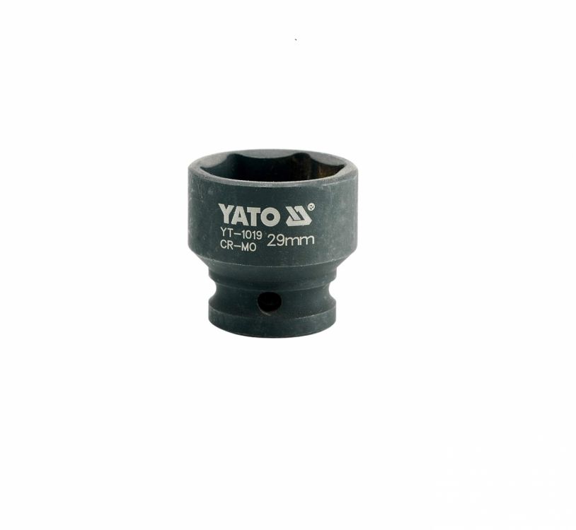 თავაკი ქანჩის მოსახსნელი YATO YT-1019, 1/2" 29 მმ (შავი) – მძლავრი და პროფესიონალური ინსტრუმენტი განსაკუთრებულად მჭიდრო ქანჩებისთვის სურათი