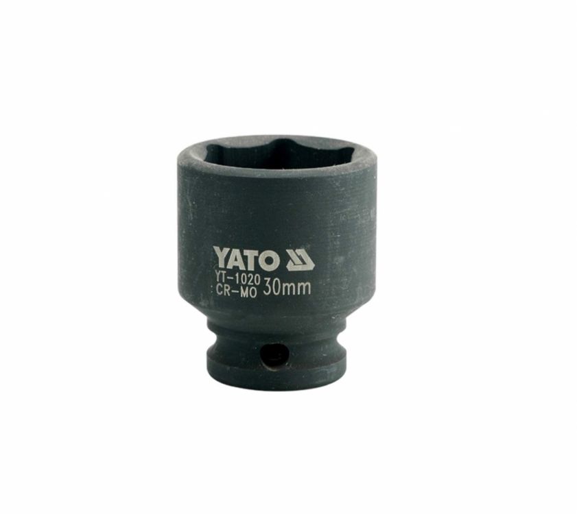 თავაკი ქანჩის მოსახსნელი YATO YT-1020, 1/2" 30 მმ (შავი) – Heavy-duty გადაწყვეტა დიდი და დაზიანებული ქანჩებისთვის სურათი