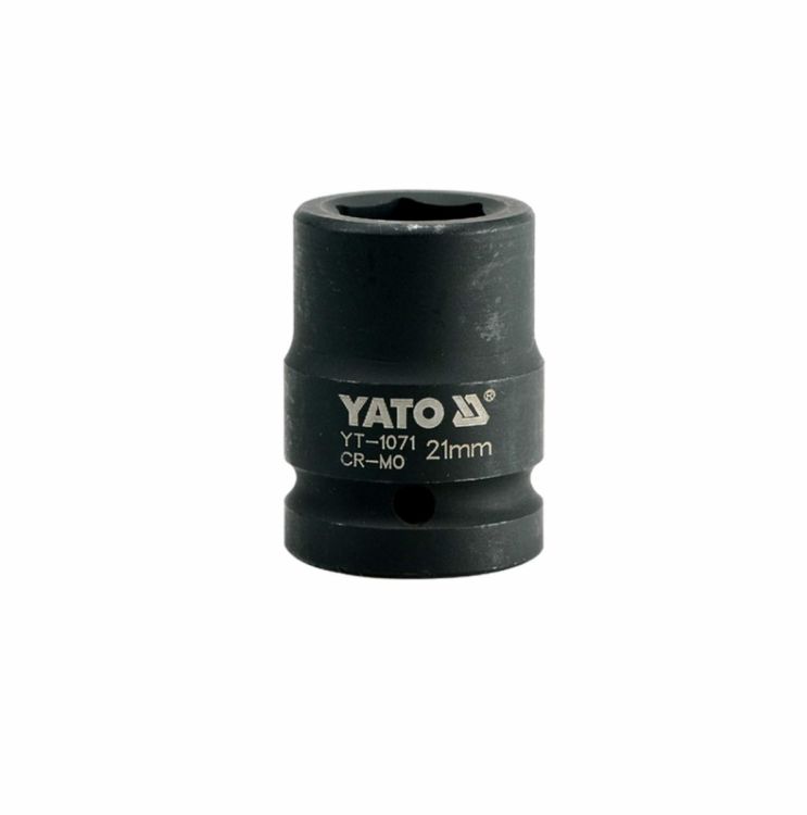 თავაკი YATO YT-1071, შავი, 3/4" 21 მმ – Heavy-Duty გამოყენებისთვის განკუთვნილი მაღალი გამძლეობის ინსტრუმენტი სურათი