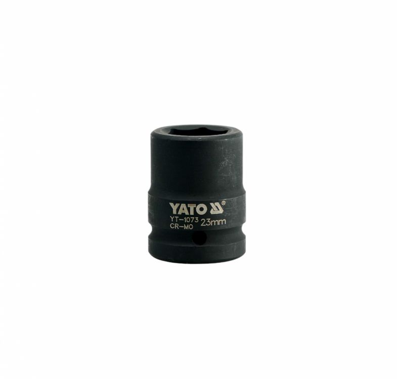თავაკი YATO YT-1073, შავი, 3/4" 23 მმ – მტკიცე და გამძლე ინსტრუმენტი პროფესიონალური გამოყენებისთვის სურათი