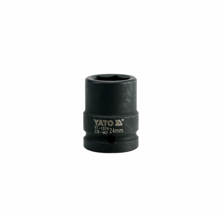 თავაკი YATO YT-1074, შავი, 3/4" 24 მმ – გამძლე და პროფესიონალური არჩევანი მძიმე სამუშაოებისთვის სურათი