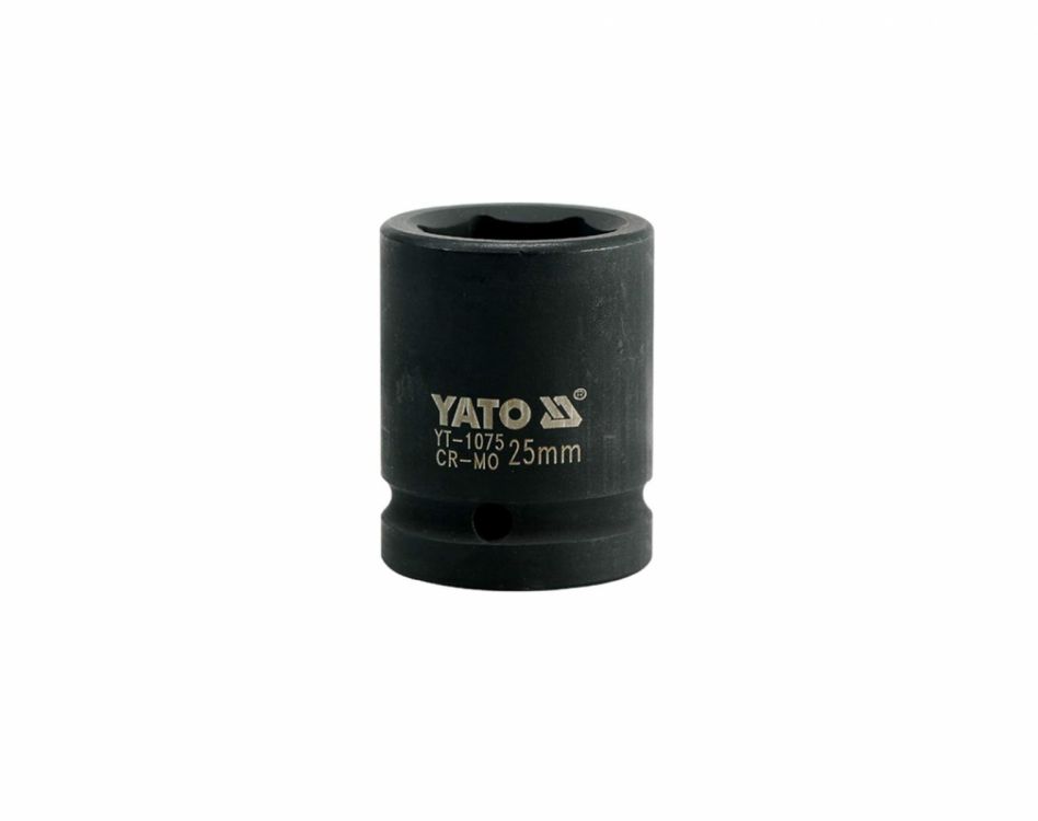 თავაკი YATO YT-1075, შავი, 3/4" 25 მმ – გამძლე და მძლავრი თავაკი პროფესიონალური გამოყენებისთვის სურათი