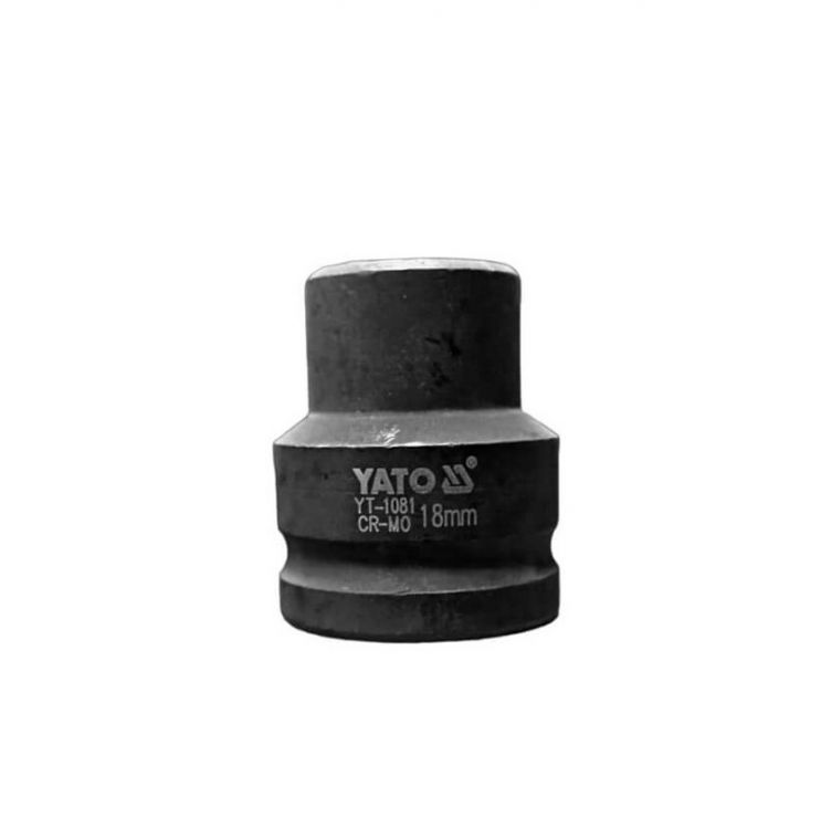 თავაკი YATO YT-1081, შავი, 3/4" 18 მმ – გამძლე და ზუსტი ინსტრუმენტი მაღალი დატვირთვის პირობებისთვის სურათი
