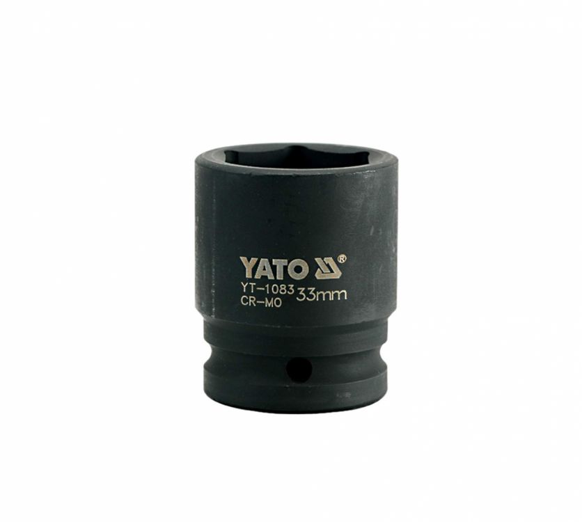 თავაკი YATO YT-1083, შავი, 3/4" 33 მმ – Heavy-Duty ინსტრუმენტი განსაკუთრებით მსხვილი ქანჩებისთვის სურათი