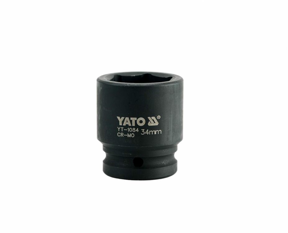 თავაკი YATO YT-1084, შავი, 3/4" 34 მმ – მძლავრი და გამძლე თავაკი ინდუსტრიული გამოყენებისთვის სურათი