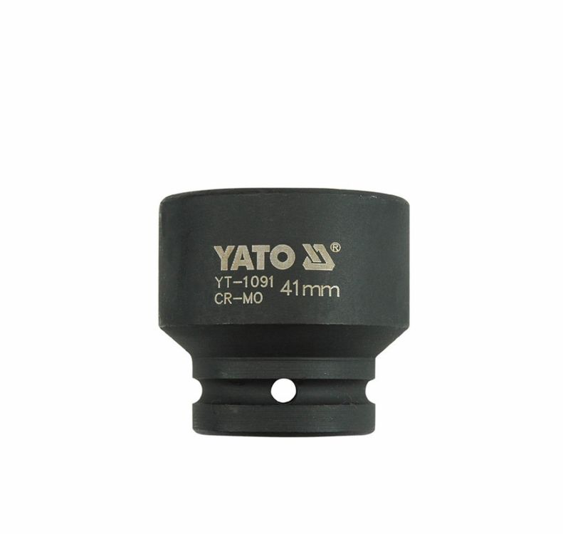 თავაკი YATO YT-1091, შავი, 3/4" 41 მმ – Heavy-duty პროფესიონალური თავაკი განსაკუთრებით დიდი ქანჩებისთვის სურათი