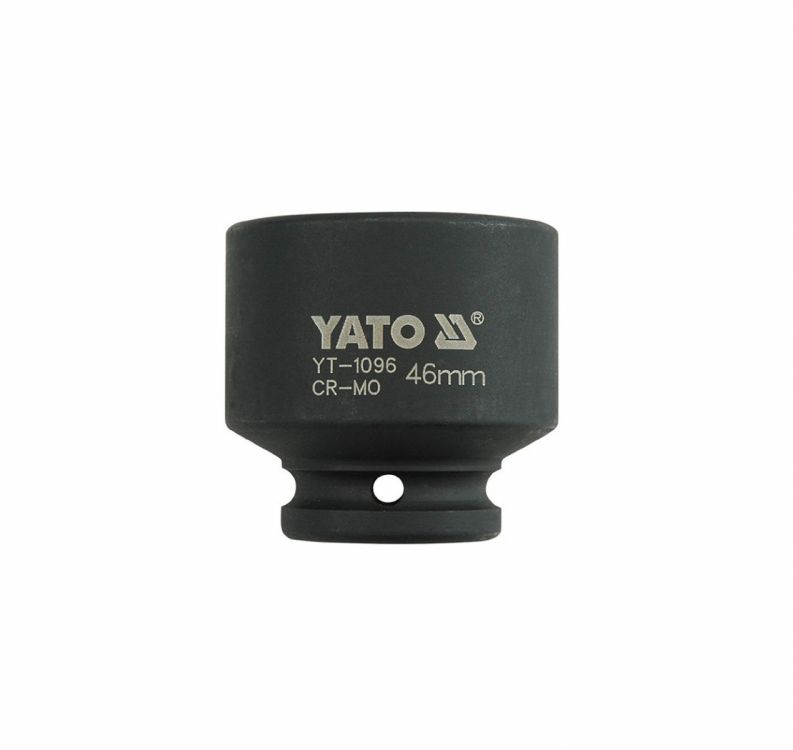 თავაკი YATO YT-1096, შავი, 3/4" 46 მმ – მაქსიმალური გამძლეობის თავაკი განსაკუთრებით მსხვილი ქანჩებისთვის სურათი