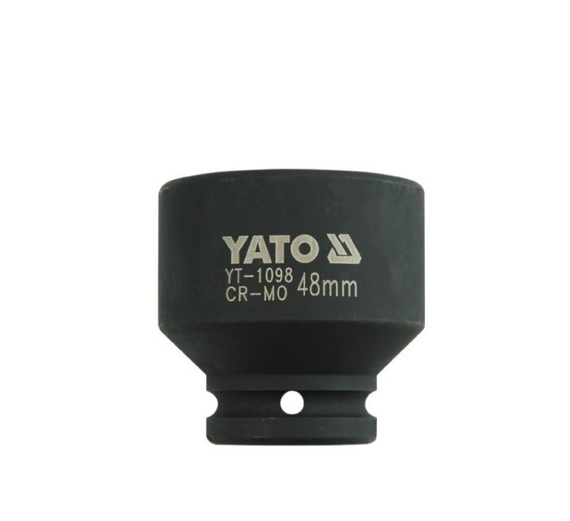 თავაკი YATO YT-1098, შავი, 3/4" 48 მმ – სუპერმტკიცე თავაკი განსაკუთრებით მსხვილი ქანჩებისთვის სურათი