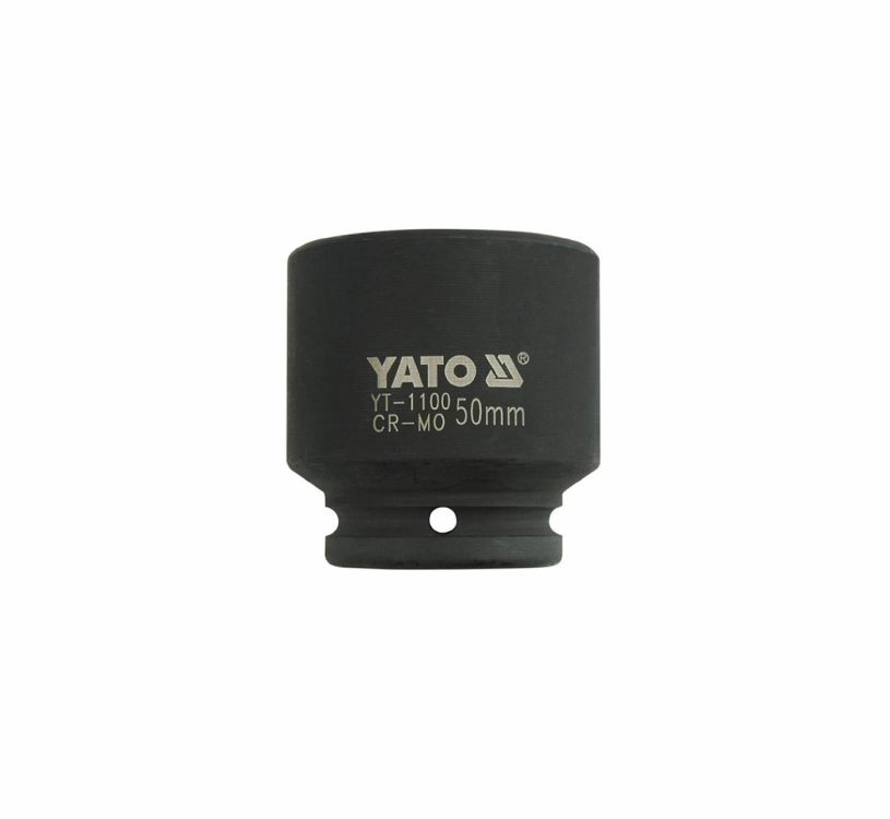 თავაკი YATO YT-1100, შავი, 3/4" 50 მმ – უმაღლესი სიმტკიცის პროფესიონალური თავაკი გიგანტური ქანჩებისთვის სურათი