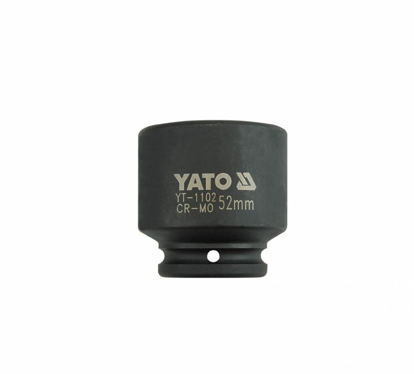 თავაკი YATO YT-1102, შავი, 3/4" 52 მმ – უძლიერესი თავაკი განსაკუთრებით დიდი ქანჩებისთვის სურათი