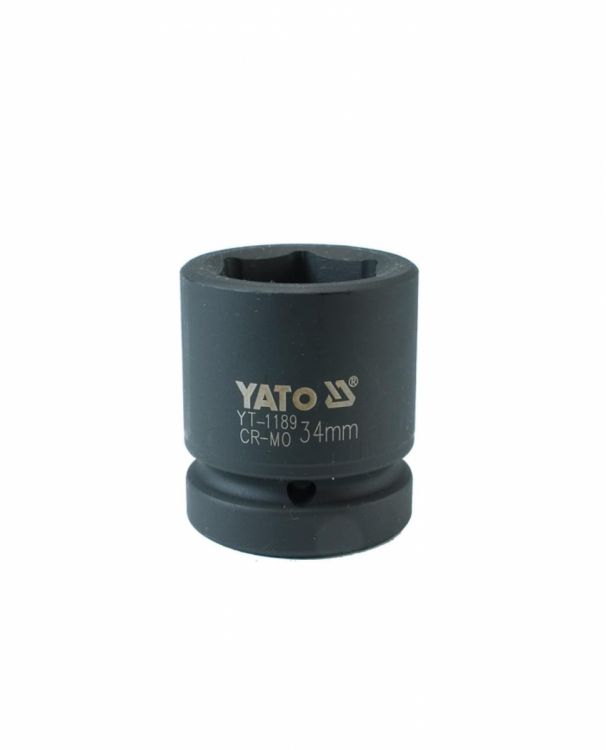 თავაკი YATO YT-1190 35 მმ, 1" შავი CrMo – გამძლე და მძლავრი თავაკი ინდუსტრიული დატვირთვისთვის სურათი