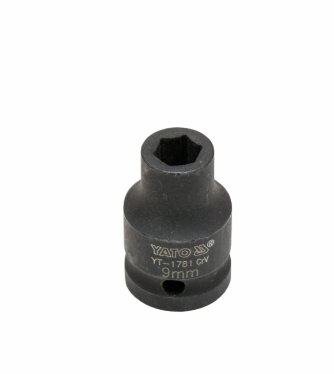 თავაკი YATO YT-1783 11 მმ, 1/2" შავი CrMo – კომპაქტური და გამძლე თავაკი მაღალი სიზუსტისთვის სურათი