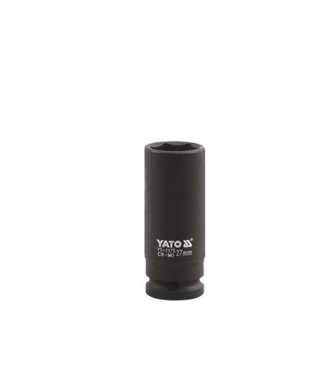 YATO YT-1176 შავი თავაკი 30 მმ, 1" – CrMo ძლიერი და გამძლე თავაკი ქანჩებისთვის სურათი