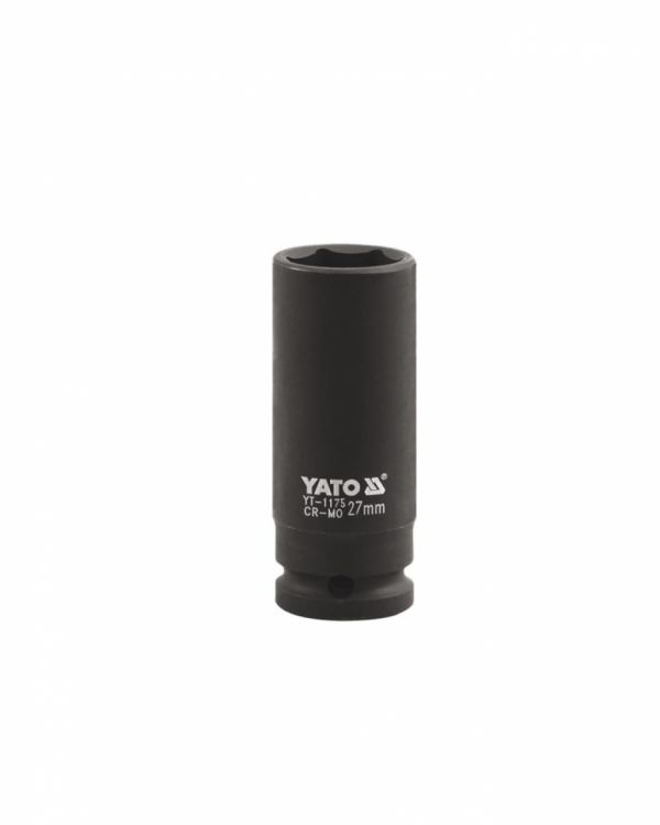 YATO YT-1178 შავი თავაკი 33 მმ, 1" – CrMo გამძლე და მძლავრი თავაკი მძიმე სამუშაოებისთვის სურათი