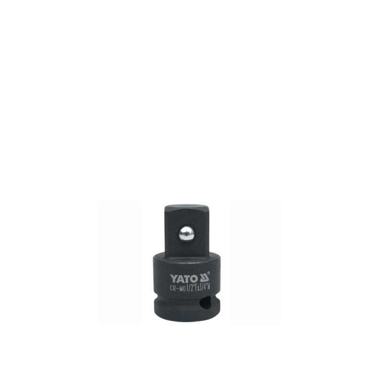 YATO YT-1067 გადამყვანი შავი 1/2" x 3/4" – CrMo გამძლე გადამყვანი თავაკებისა და ინსტრუმენტების თავსებადობისთვის სურათი