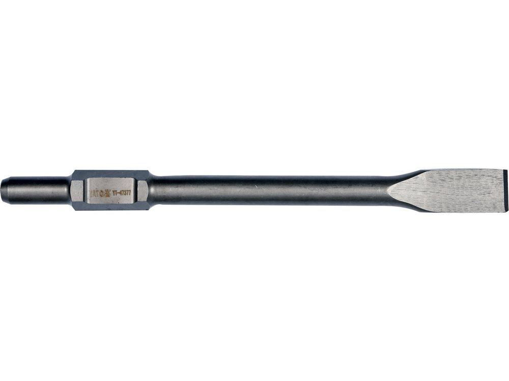 პიკი ბრტყელი YATO YT-47377 HEX 410 x 35 მმ – გამძლე ინსტრუმენტი ბეტონისა და აგურის ფართო ზედაპირების დასაშლელად სურათი