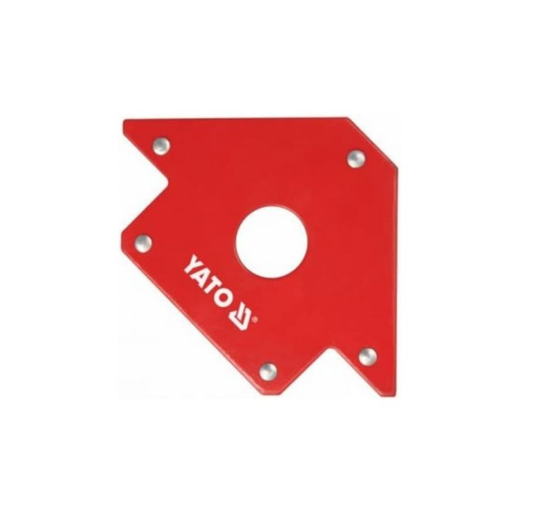 მაგნიტი YATO YT-0864 102x155x17 მმ – მძლავრი სამკუთხა მაგნიტი ლითონის დეტალების ფიქსაციისთვის შედუღებისა და მონტაჟის დროს სურათი