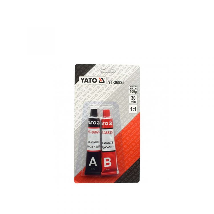 ებოქსიდური წებო YATO YT-36825 A/B – ორკომპონენტიანი მაღალგამძლე წებო უნივერსალური გამოყენებისთვის სურათი