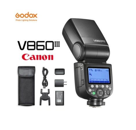 Godox V860III-C ქენონის ფლეში Canon Flash სურათი