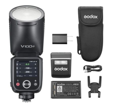 GODOX V100 C ფლეშ განათება ქენონის კამერებისთვის სურათი