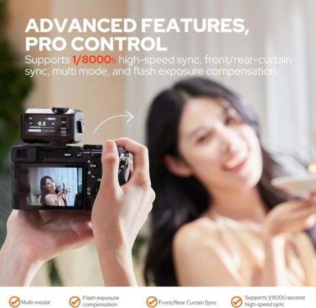 GODOX iT30 Pro ფლეში Sony Fujifilm და Canon სურათი