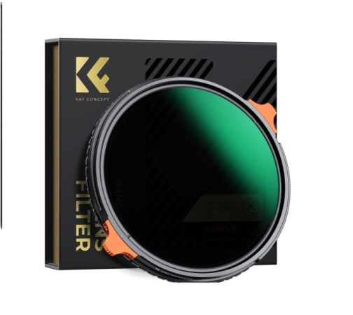 K&F ND Filter 77mm ND4-64 Variable & CPL ND ფილტრი სურათი