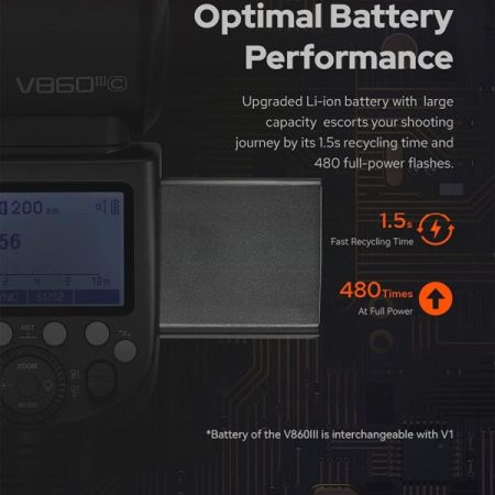 Godox V860III-N ნიკონის ფლეში Nikon Flash სურათი