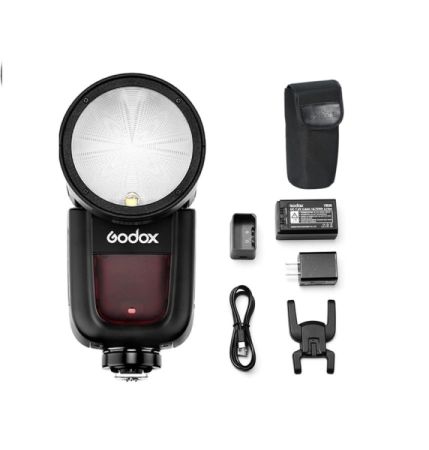 Godox V1 S ფლეშ განათება სონისთვის TTL/HSS სურათი