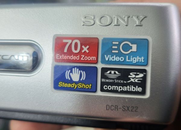 ვიდეოკამერა SONY sx22 სურათი