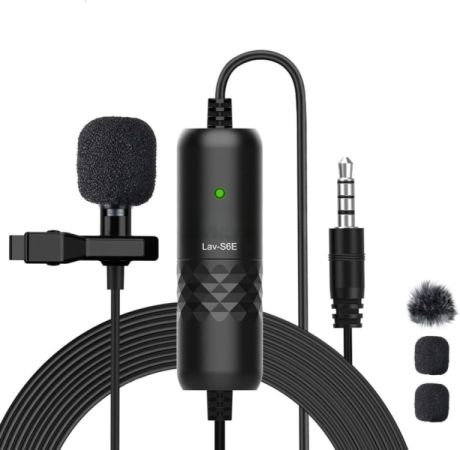 SYNCO-ს Lavalier Mic, Lav S6E ომნიდირექციული კონდენსატორული სურათი