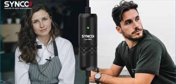 SYNCO-ს Lavalier Mic, Lav S6E ომნიდირექციული კონდენსატორული სურათი