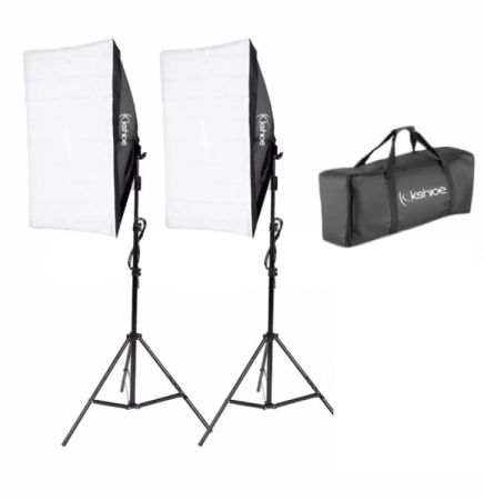 სტუდიური განათება LED SOFTBOX - წყვილი სურათი