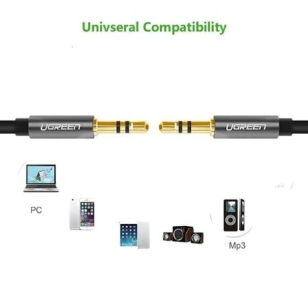 აუდიო კაბელი UGREEN AV119 (10734), 3.5mm Male to 3.5mm Male სურათი