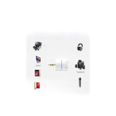 სპლიტერი Vention BDBW0 3.5mm Audio Splitter Connector 1 Male სურათი