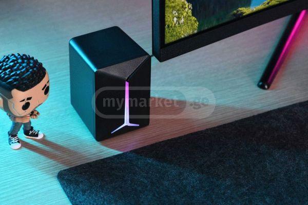 დინამიკი 2E PCS301 RGB MULTIMEDIA SPEAKER, 2.1, USB, BLACK სურათი