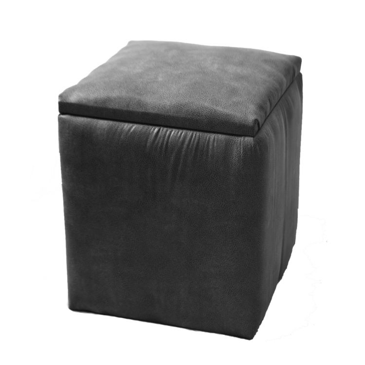 კარკასიანი პუფი სათავსოთი (ნაცრისფერი) სურათი