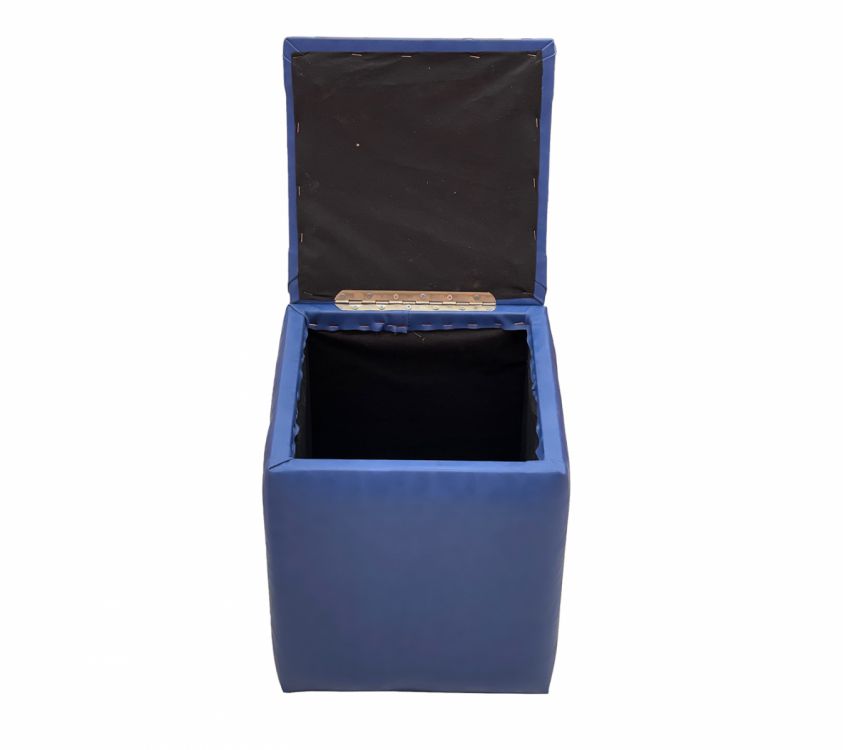 კარკასიანი პუფი სათავსოთი (ლურჯი) სურათი