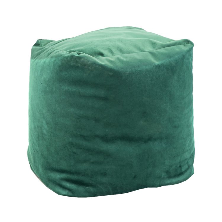 პუფი კუბიკი (ხავერდი) მწვანე 35/30 სურათი