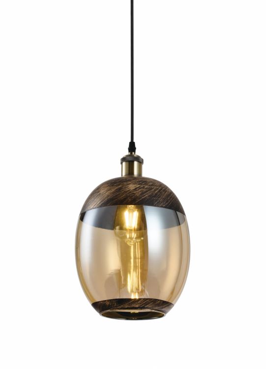 ჭერის სანათი YADI F8905B შავი სურათი