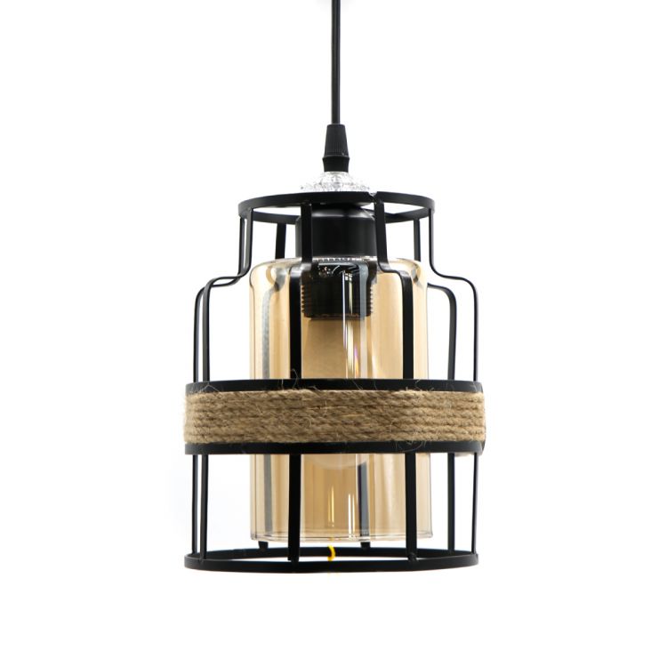 ჭერის სანათი შავი g0018/1 სურათი