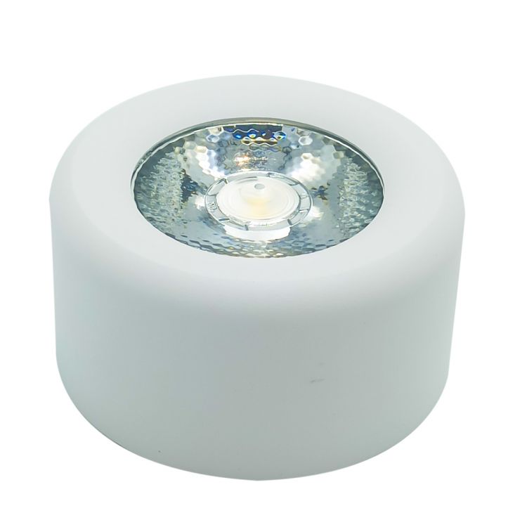 სანათი თეთრი pr-69 7w 4000k wt სურათი