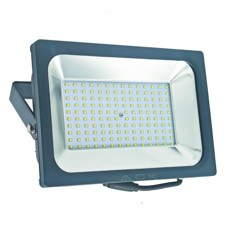 პროჟექტორი ლედ განათებით 150 ვატი 13500 ლუმენი 6500 კანდელი ზომა 360x260x73მმ IP65 განათების კუთ ACK სურათი
