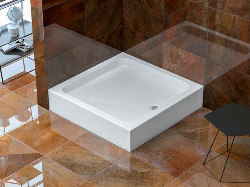 საშხაპის ძირი ოთხკუთხედი LENA 80X80X16 სურათი