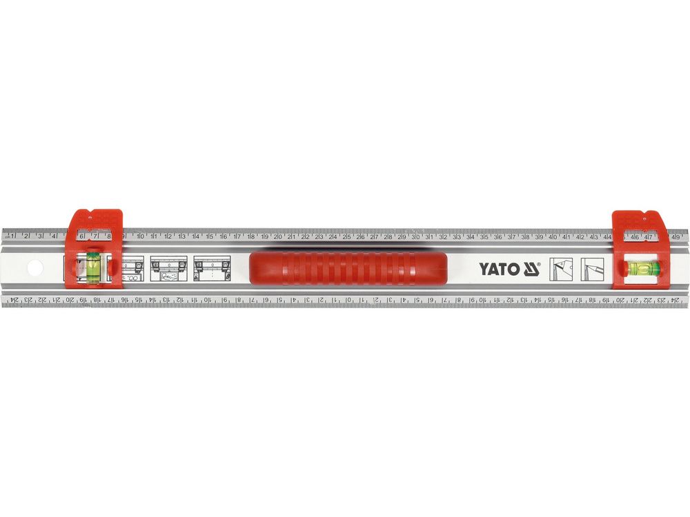 ალუმინის სახაზავი YATO YT-70715 – 1000 მმ გამძლე და ზუსტი საზომი ხელსაწყო პროფესიონალური და სამოყვარულო სამუშაოებისთვის სურათი