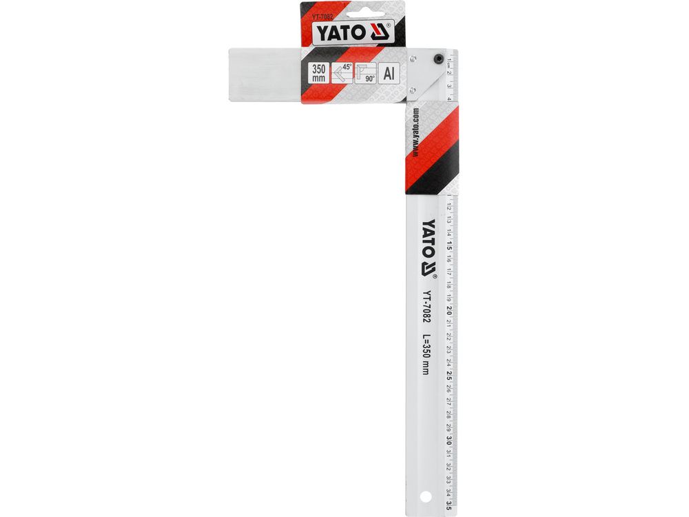 გონიო ალუმინის YATO YT-7082 – 350 მმ კუთხის საზომი ხელსაწყო ზუსტი და პროფესიონალური სამუშაოებისთვის სურათი