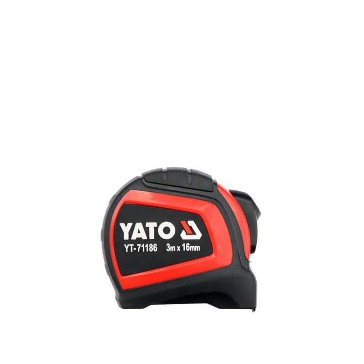 რულეტკა საზომი YATO YT-71186 – 3 მეტრი x 16 მმ კომპაქტური და ზუსტი რულეტკა ყოველდღიური გამოყენებისთვის სურათი