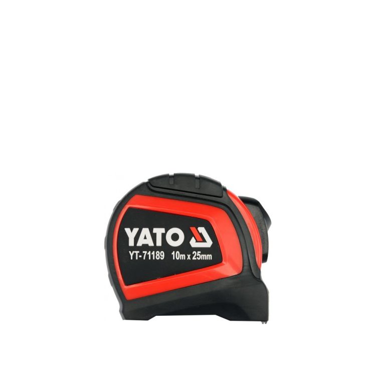 რულეტკა საზომი YATO YT-71189 – 10 მეტრი x 25 მმ ზუსტი და გამძლე რულეტკა პროფესიონალური გამოყენებისთვის სურათი