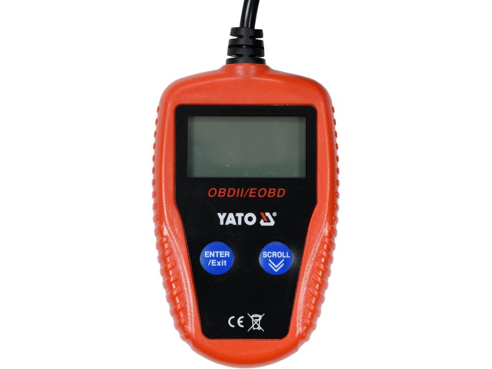 ავტომობილის დიაგნოსტიკა YATO YT-72977 – OBD2 სკანერი ძრავის სისტემის სწრაფად შესამოწმებლად სურათი